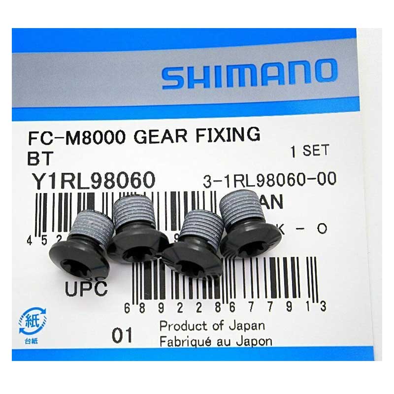 Kit tornillos para plato SHIMANO para Multiplicación FC-M8000 Monoplato